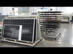 حقيبة شمسية قابلة للطي 300 واط سوداء حقيبة ظهر شمسية محمولة مضادة للماء