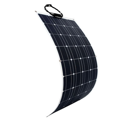 خفيفة الوزن وسهلة التثبيت 100w 12v نصف مرنة لوحة شمسية للسيارات القوارب