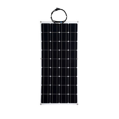 خفيفة الوزن وسهلة التثبيت 100w 12v نصف مرنة لوحة شمسية للسيارات القوارب