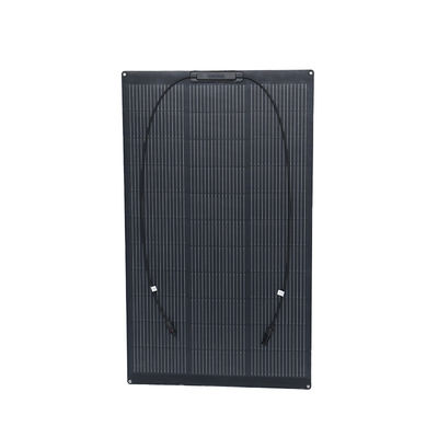 ETFE السطح 100W الأسود الطاقة الشمسية المرنة لوحدة خارج الشبكة