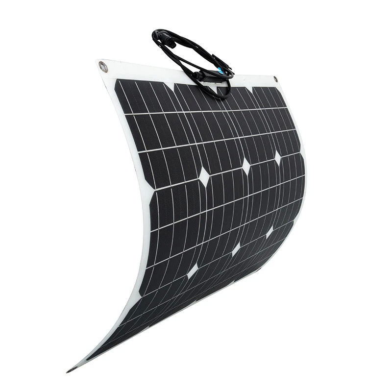 50W نصف مرنة الطاقة الشمسية لوحدات السيارات مع أعلى كفاءة و ETFE سطح